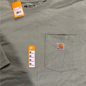 Carhartt Men's Sage Green Short Sleeve Tee